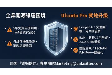 開源軟體安全新里程碑！資褓儲存引進 Ubuntu Pro 進階訂閱方案，就地升級 15 年安全維護，助企業終結 Linux 改版停機噩夢