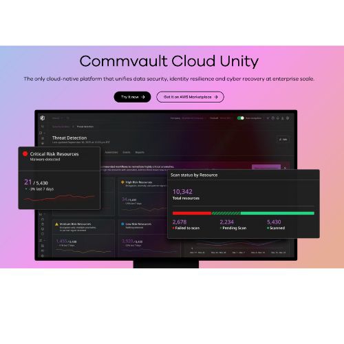 Commvault Cloud Unity 引領企業全面守護 AI 與混合雲資產